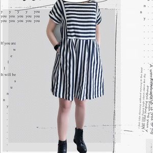 Altar’d state cotton striped dress